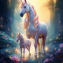 The Enchanted Unicorn Forest — Diamond Painting Kit design