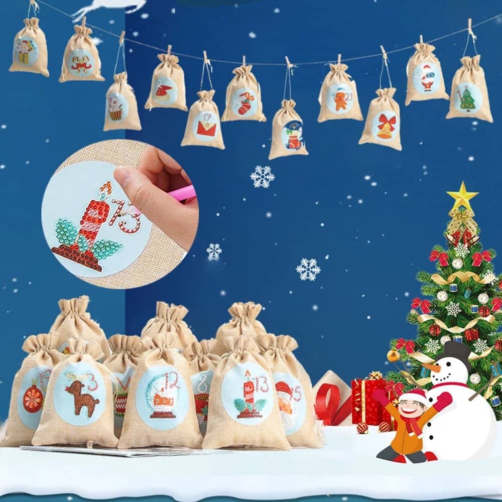 Christmas Countdown — Diamond Painting Advent Calendar design
