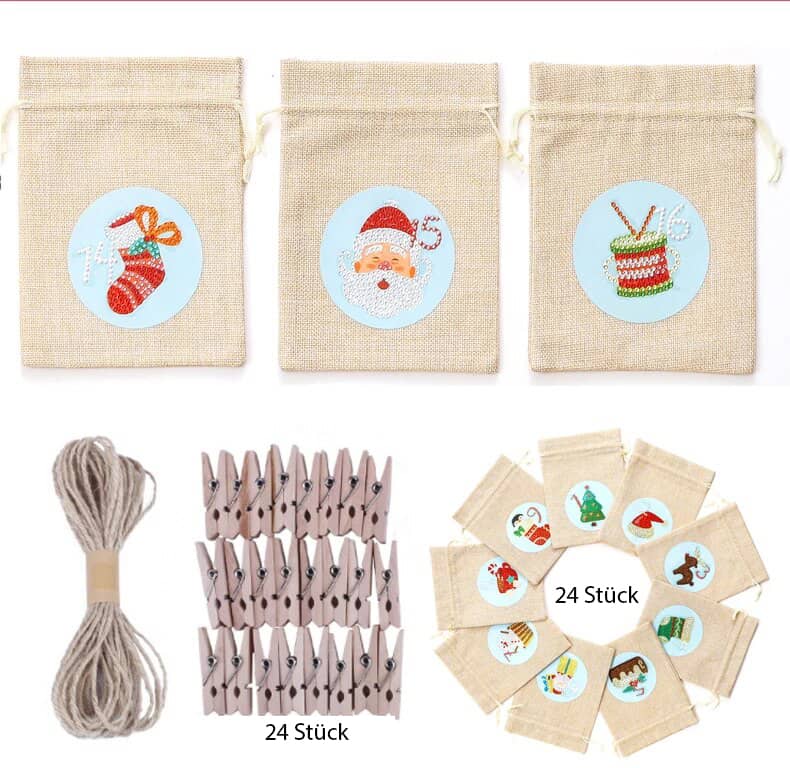 Christmas Countdown — Diamond Painting Advent Calendar, product view 2