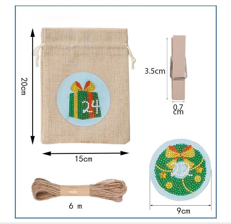 Christmas Countdown — Diamond Painting Advent Calendar, product view 3