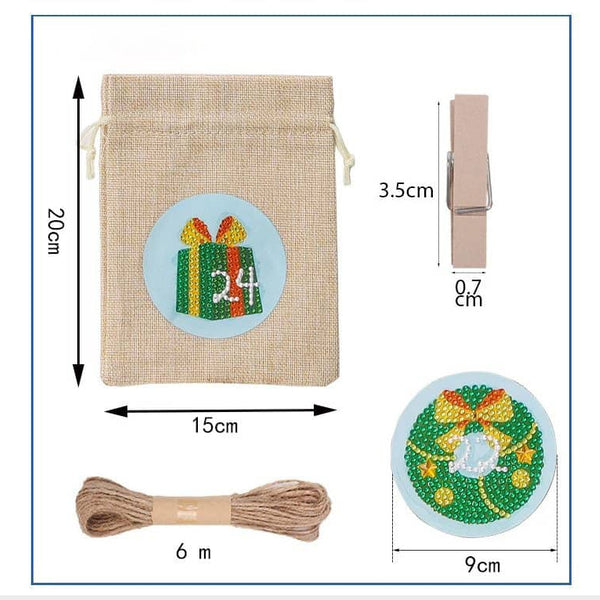 Christmas Countdown — Diamond Painting Advent Calendar, product view 3