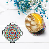 Flower Mandala — Diamond Painting Coaster Set, product view 2