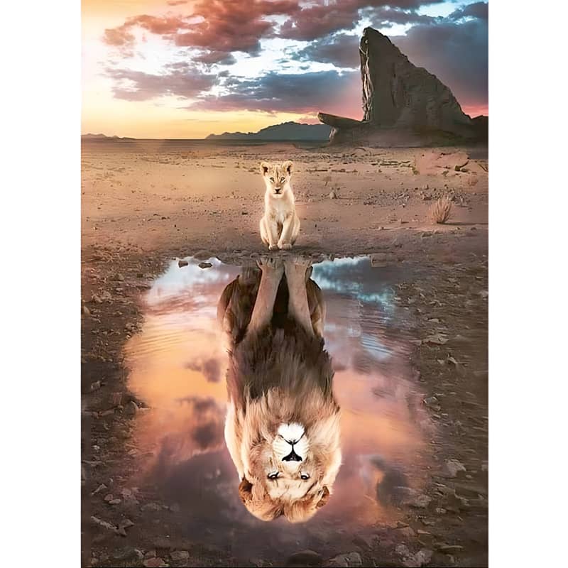 Cat - Tiger, reloaded — Diamond Painting Kit design