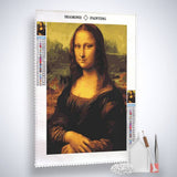 Mona Lisa by Leonardo da Vinci — Diamond Painting Kit, product view 2