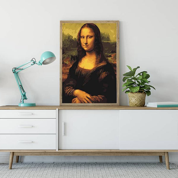 Mona Lisa by Leonardo da Vinci — Diamond Painting Kit, product view 3