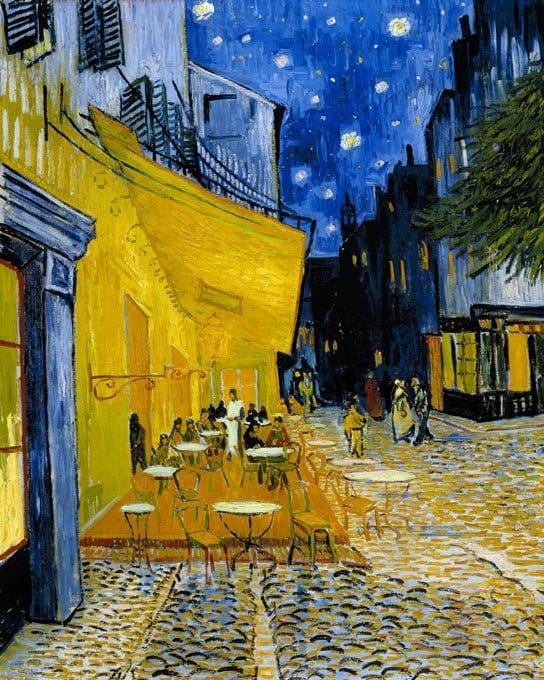 Vincent van Gogh, Café Terrace in the Evening — Diamond Painting Kit design