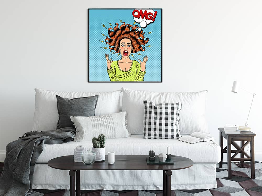 The Scream — Diamond Painting Kit, product view 3