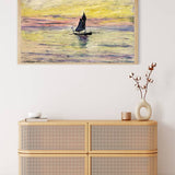 Claude Monet, The Sailboat — Diamond Painting Kit, product view 3