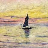 Claude Monet, The Sailboat — Diamond Painting Kit design