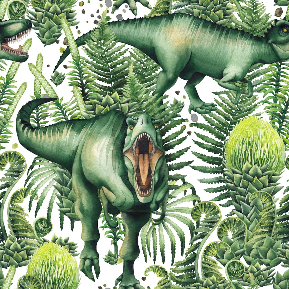 Jungle Dinosaur — Diamond Painting Kit design