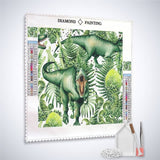 Jungle Dinosaur — Diamond Painting Kit, product view 2