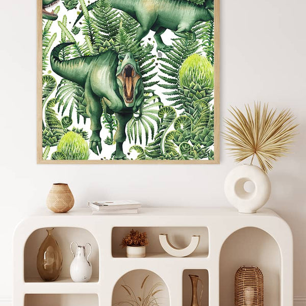 Jungle Dinosaur — Diamond Painting Kit, product view 3
