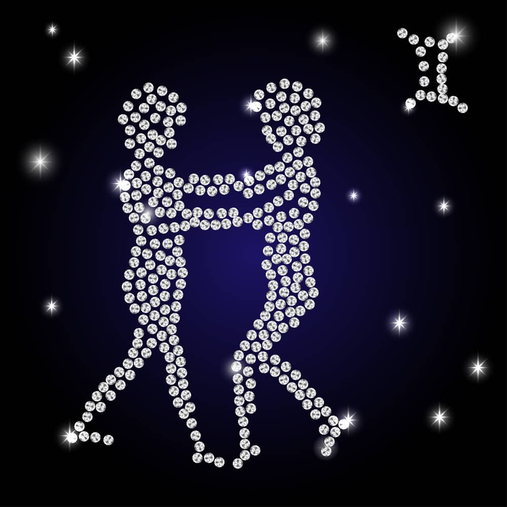 Zodiac sign Gemini — Diamond Painting Kit design