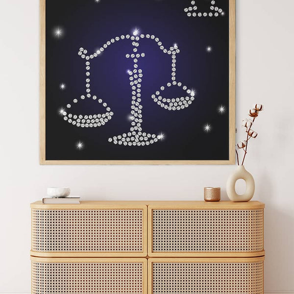 Zodiac sign Libra — Diamond Painting Kit, product view 3