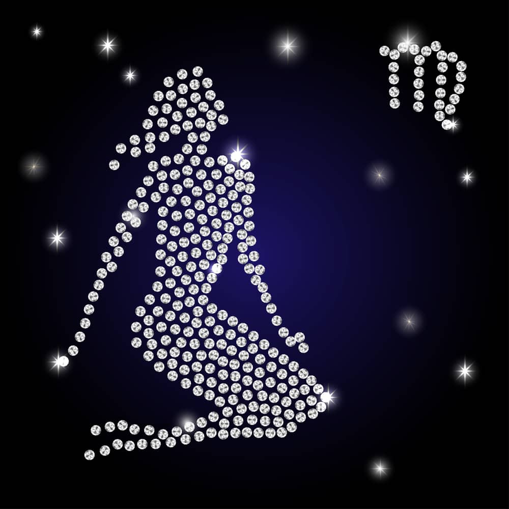 Zodiac sign Virgo — Diamond Painting Kit design
