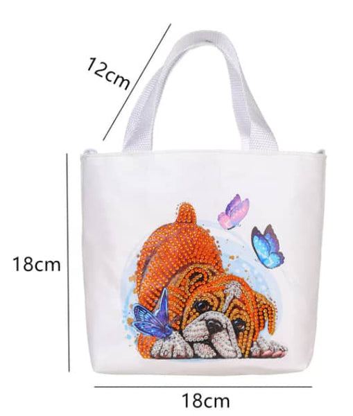Dog — Diamond Painting Shoulder Bag Kit, product view 3