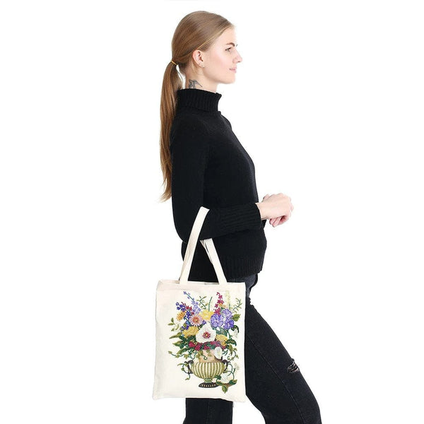 Flower vase — Diamond Painting Tote Bag Kit, product view 2