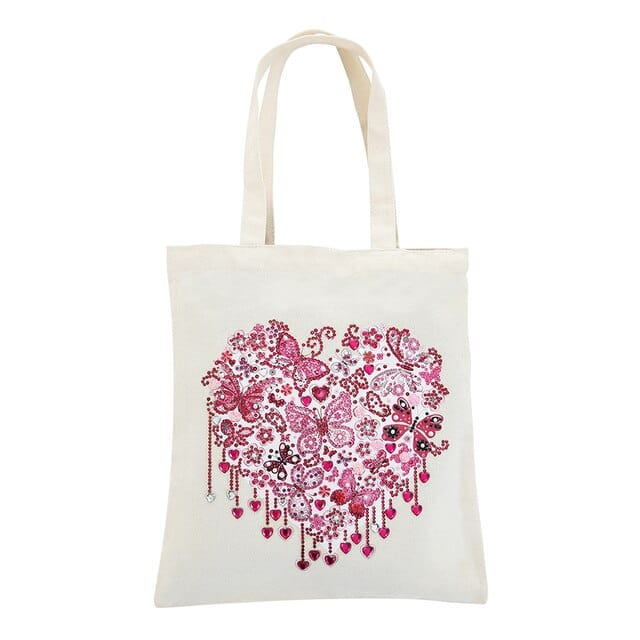 Heart — Diamond Painting Tote Bag Kit design