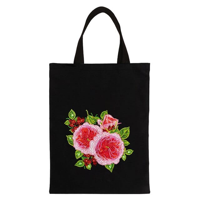 Roses — Diamond Painting Tote Bag Kit design