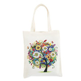 Colorful tree — Diamond Painting Tote Bag Kit design