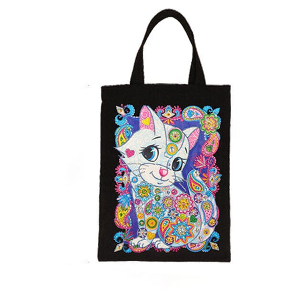 Kitten — Diamond Painting Tote Bag Kit design