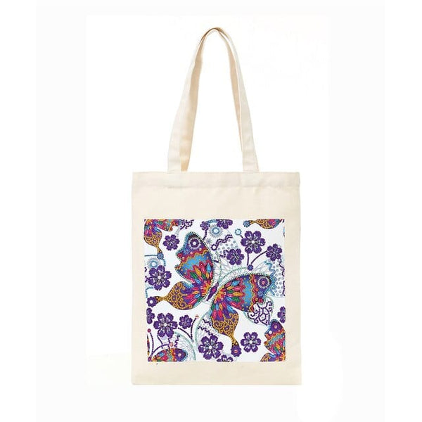 Butterflies — Diamond Painting Tote Bag Kit design