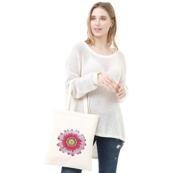 Flower — Diamond Painting Tote Bag Kit, product view 2