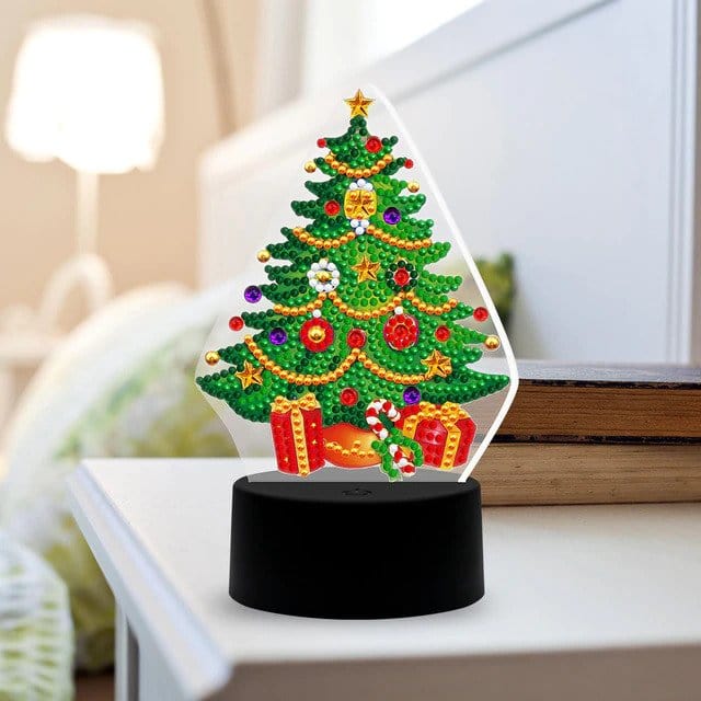 Christmas tree — Diamond Painting Lamp Kit, product view 2