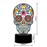 Los Muertos — Diamond Painting Lamp Kit, product view 3