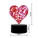 Heart — Diamond Painting Lamp Kit, product view 3
