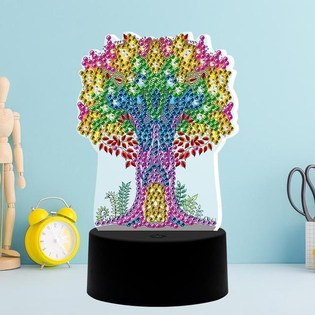 Tree (Design 2373) — Diamond Painting Lamp Kit design