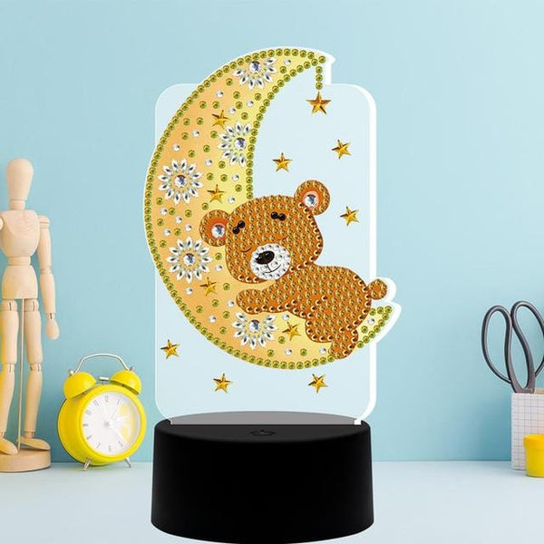Moon — Diamond Painting Lamp Kit, product view 2