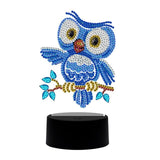 Blue owl — Diamond Painting Lamp Kit design
