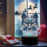 Wolf (Design 2369) — Diamond Painting Lamp Kit, product view 2