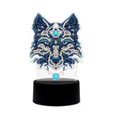 Wolf (Design 2369) — Diamond Painting Lamp Kit design