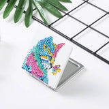 Colorful Cat — Diamond Painting Compact Mirror Kit design