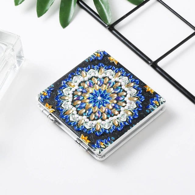 Square Mosaic — Diamond Painting Compact Mirror Kit design