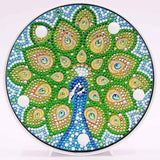 Peacock — Diamond Painting Lamp Kit design