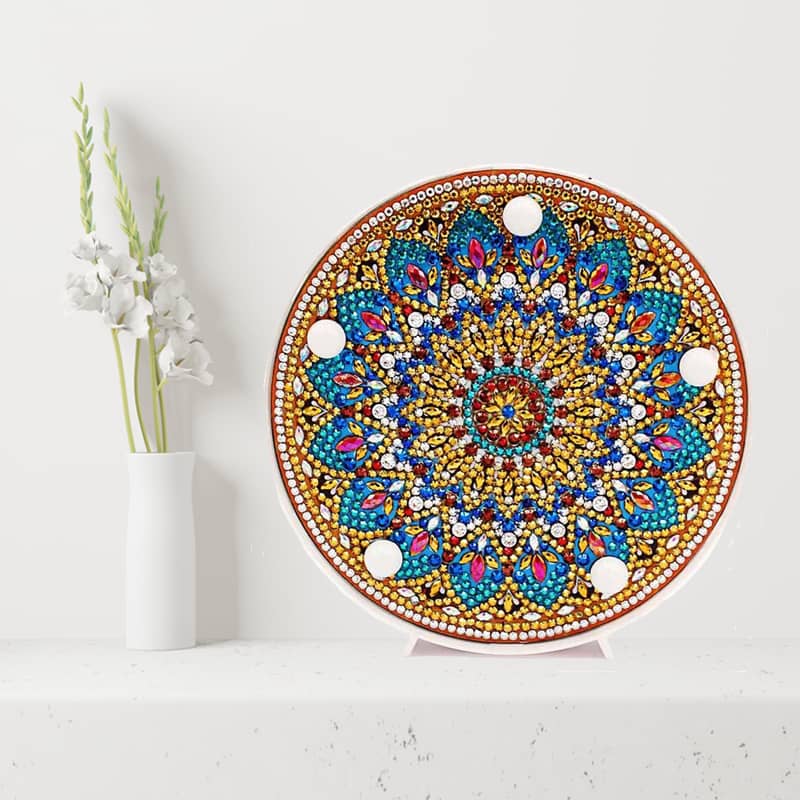 Mandala — Diamond Painting Lamp Kit, product view 2
