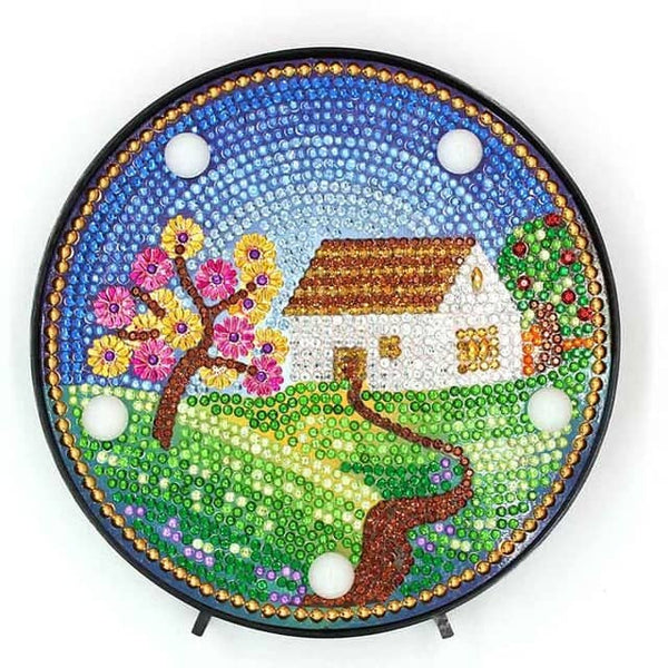 House — Diamond Painting Lamp Kit design