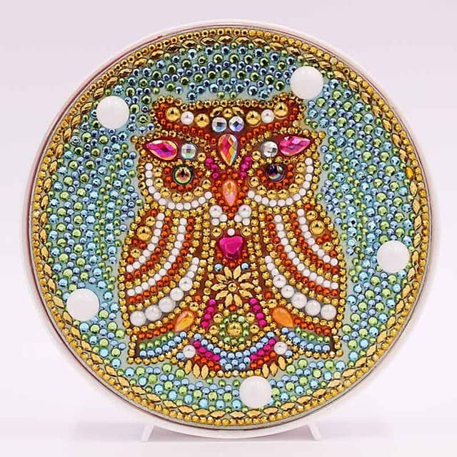 Owl — Diamond Painting Lamp Kit design