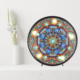 Mandala colorful — Diamond Painting Lamp Kit, product view 2