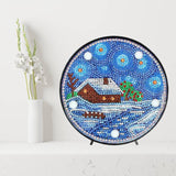 Winter house — Diamond Painting Lamp Kit, product view 2