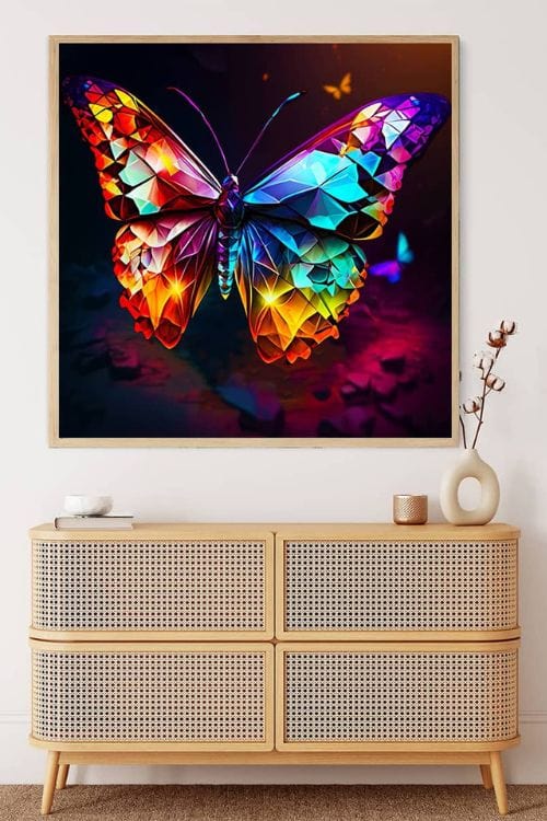 Diamond Butterfly — Diamond Painting Kit, product view 3
