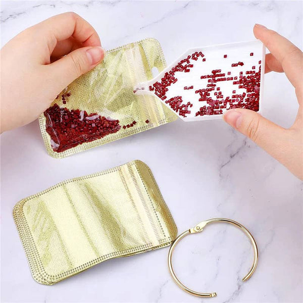 Diamond Storage Pouches on a Binder Ring — Craft Accessory, product view 3