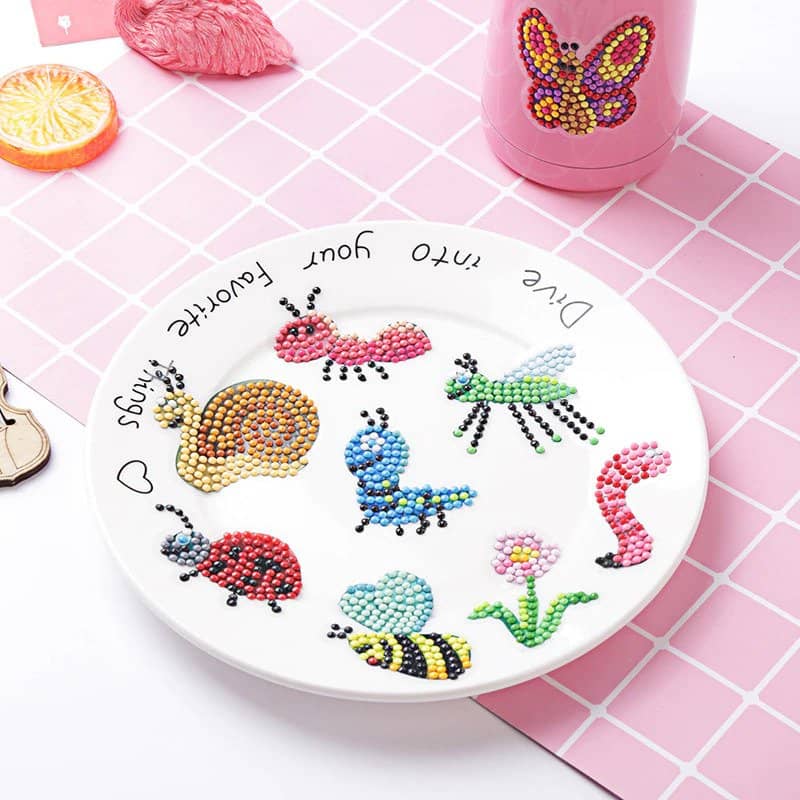 Meadow animals — Diamond Painting Sticker Set, product view 2