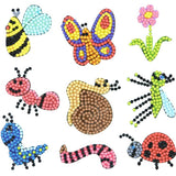 Meadow animals — Diamond Painting Sticker Set design