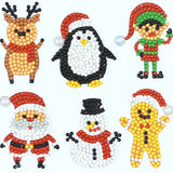 Christmas figures — Diamond Painting Sticker Set design
