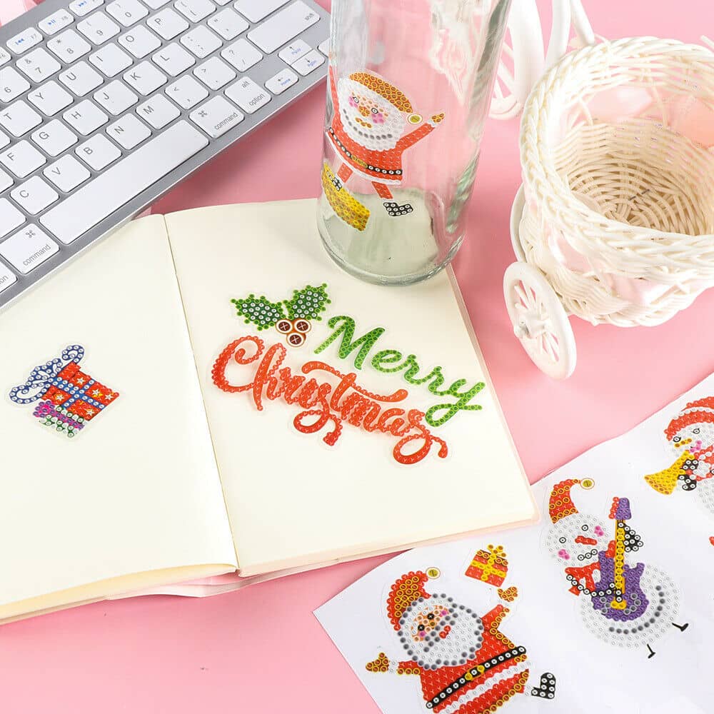 Merry Christmas (DP-LP086) — Diamond Painting Sticker Set, product view 3