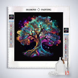 Tree of Life, Colorful — Diamond Painting Kit, product view 3